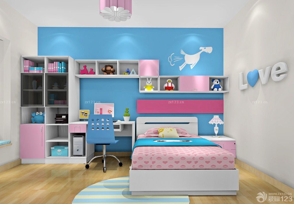 2023现代家装小户型儿童房设计图片
