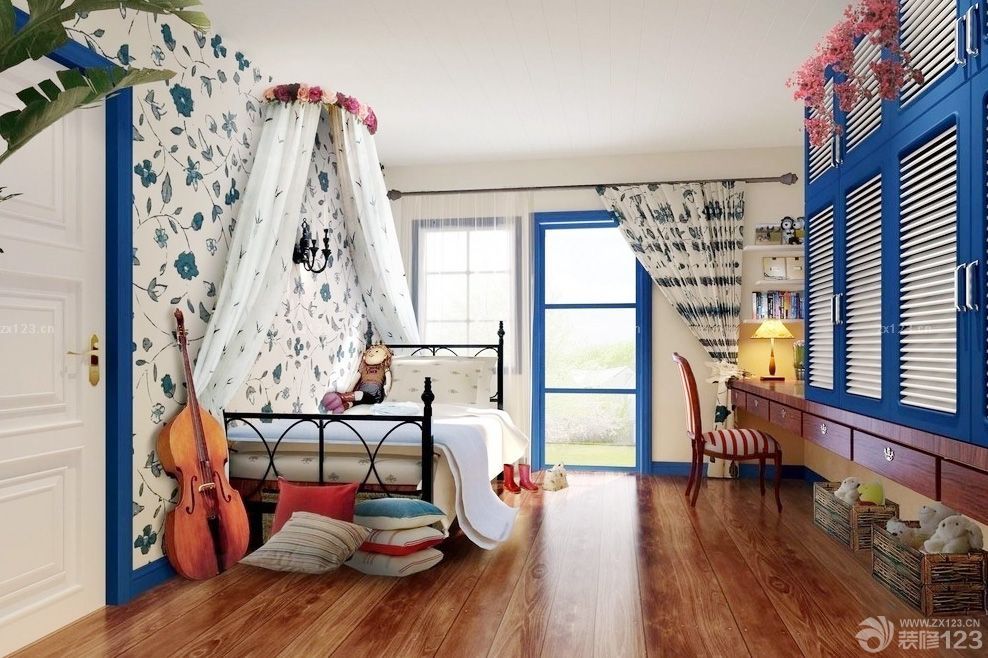 2025最新美式小户型儿童房设计图片大全