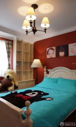 美式儿童家具实木儿童床设计效果图片