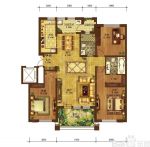 2025田园风格120平米三层户型图