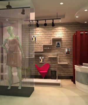 2023最新小型服装店橱窗设计效果图