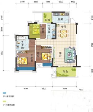 2025经典现代风格120平米三层户型图