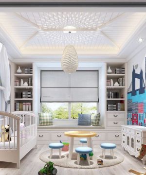 美式最新小户型儿童房设计效果图欣赏