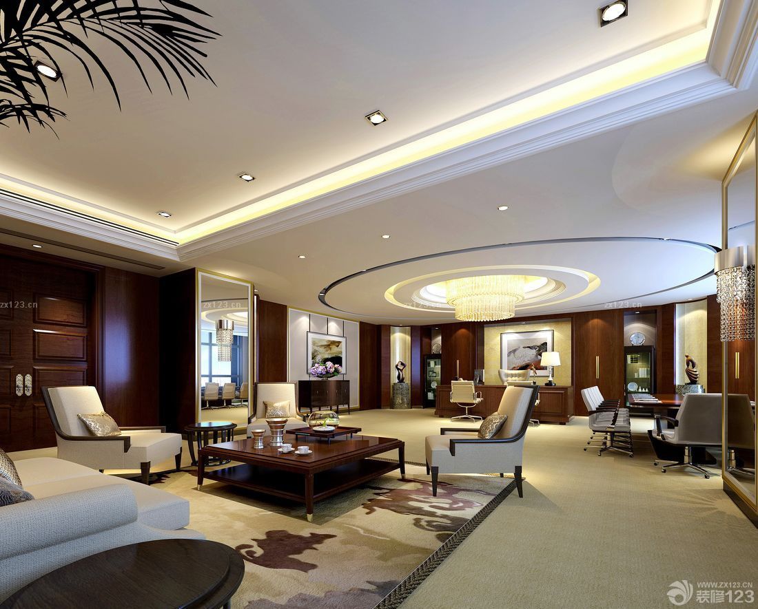 2025最新办公室灯具装修方案实景图