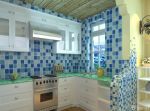 地中海风格小户型厨房卫生间吊顶装修案例大全