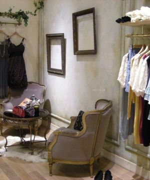 欧式风格小型服装店设计图片