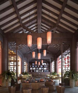 最新小型茶楼装修实景图欣赏