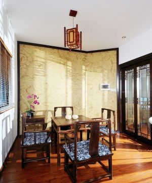 中式风格小型茶楼包间装修效果图片大全