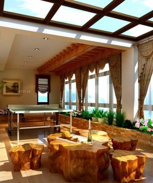 最新小型茶楼装修案例图片欣赏