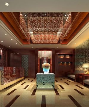 2025最新时尚中式美容院店面装修风格 