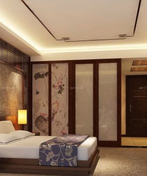 最新中式风格快捷酒店房间设计图