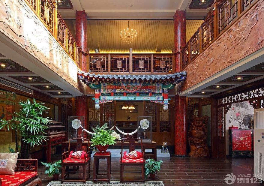 中式风格私人别墅室内设计图片大全