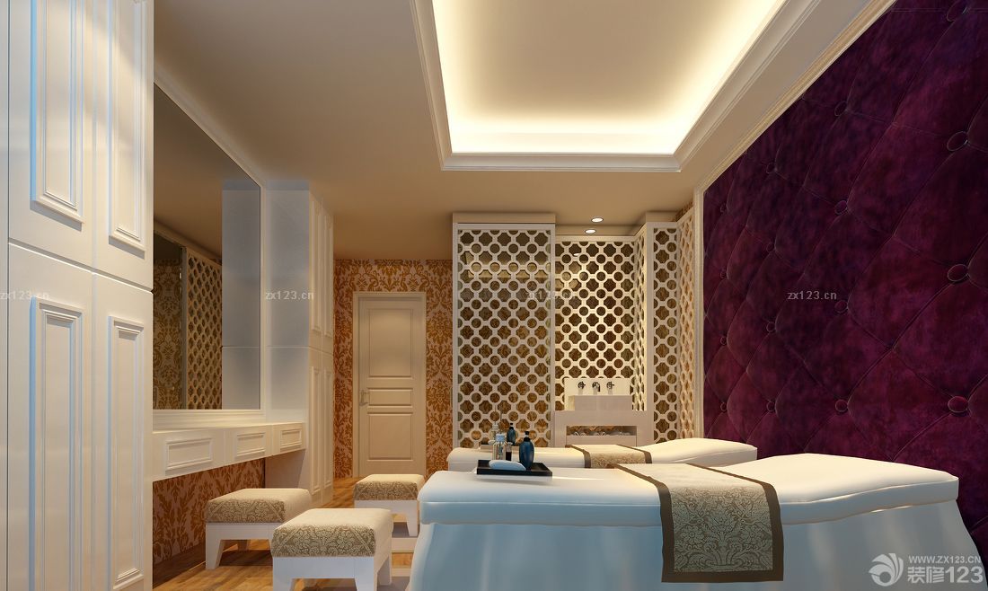 2025最新美容会所按摩床装修图片欣赏