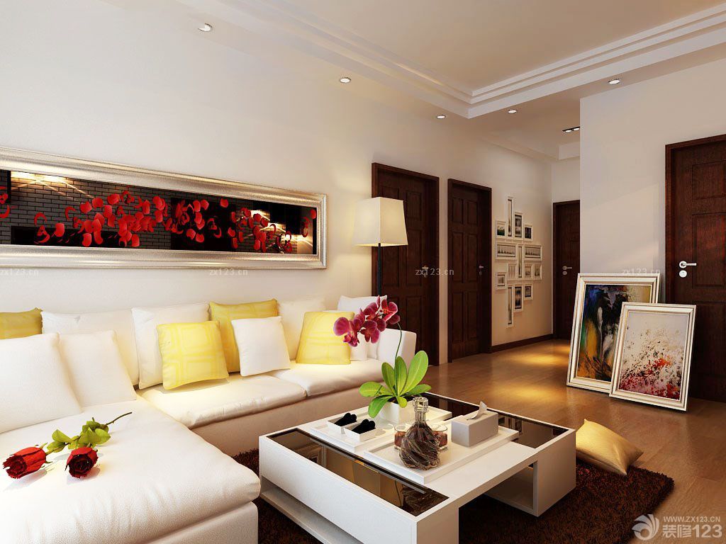 老房40平米小户型新中式客厅沙发装修效果图