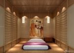 2023最新日式风格桑拿房按摩床装修图片