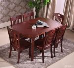 2025最新现代中式家装实木折叠餐桌装修案例