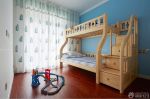 儿童房家具实木高低床造型图片大全