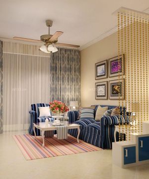 2025最新地中海混搭风格珠子门帘隔断装修效果图