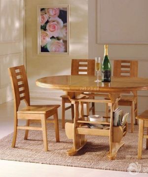 2023经典简约家居实木折叠餐桌设计图片