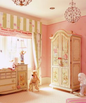 最新欧式儿童房家具衣柜设计图片大全