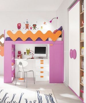 现代儿童房家具儿童床造型设计图片大全