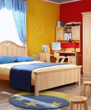 儿童房家具实木家具设计效果图