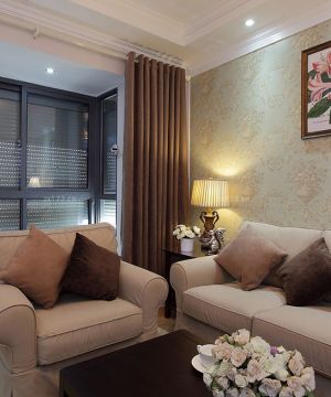 老房40平米小户型现代简欧混搭风格客厅装修实景图2025