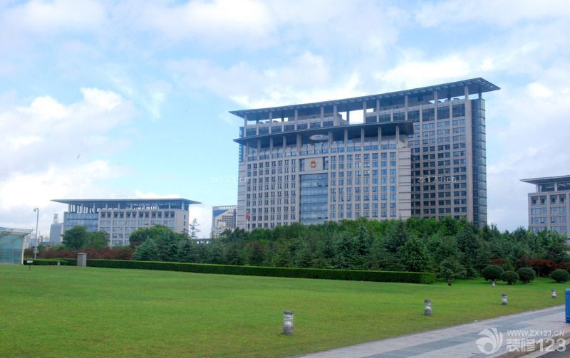 2025现代简约风格政府办公楼实景图