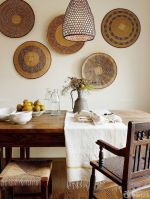 最新美式风格小户型餐厅墙面装饰装修效果图片