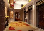 2025新中式混搭快捷酒店走廊装修设计图片