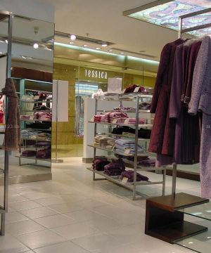 2025欧式小服装店吊顶灯效果图欣赏