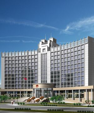 2025现代简约风格政府办公楼效果图片欣赏