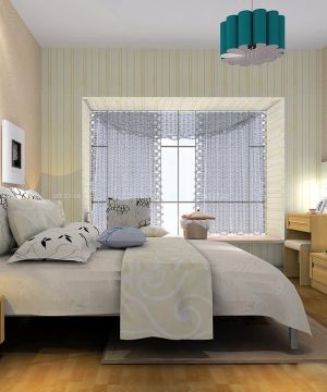 最新48平米简欧直通小户型卧室装修设计图片
