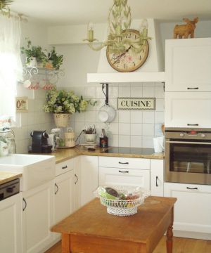50平米小户型改两居厨房欧式田园混搭风格装修图片