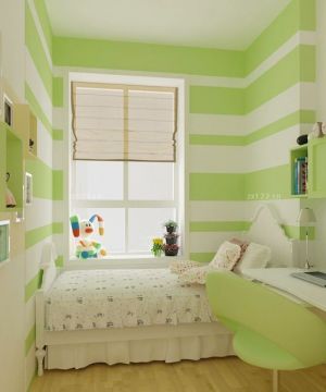 现代简约10平米小户型儿童房设计图片欣赏