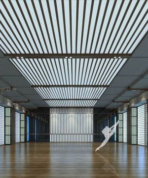 2025最新现代健身会所舞蹈室装修效果图