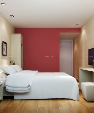最新现代简约风格快捷酒店房间设计图