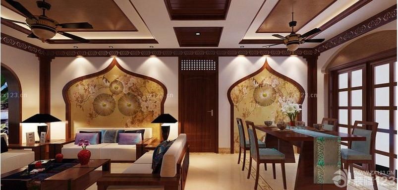 2025家装过道吊顶设计效果图大全