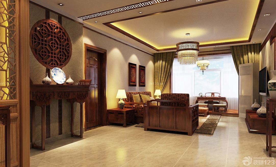 新中式风格家具展厅装修效果图片欣赏