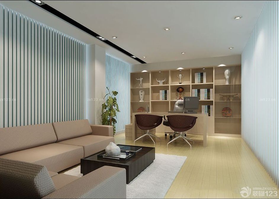 2025最新现代简约风格写字楼办公室隔断装修效果图