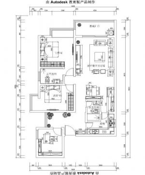 2023 三居室户型图案例