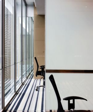 现代简约风格写字楼隔断门装修效果图
