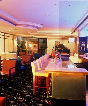 2025酒店餐厅吧台设计效果图片