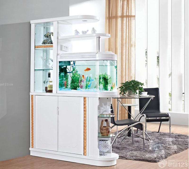 最新现代风格客厅玄关酒柜隔断设计图片大全