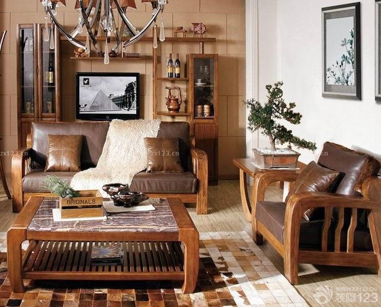 2025中式家居乌金木家具装修图片大全