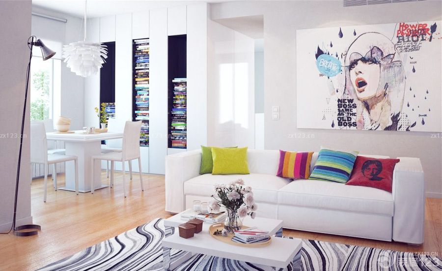 2025现代简约风格一室改两室装修案例图片