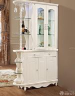 美式风格客厅玄关酒柜隔断装修图片大全