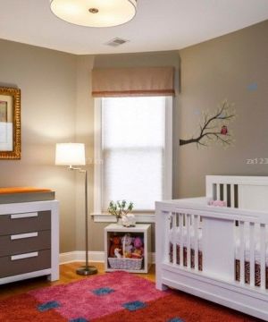 2023小户型婴儿房欧式短帘装修样板