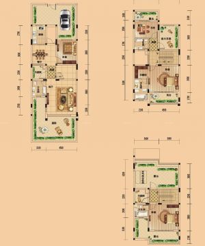 最新2025三层新农村别墅户型图