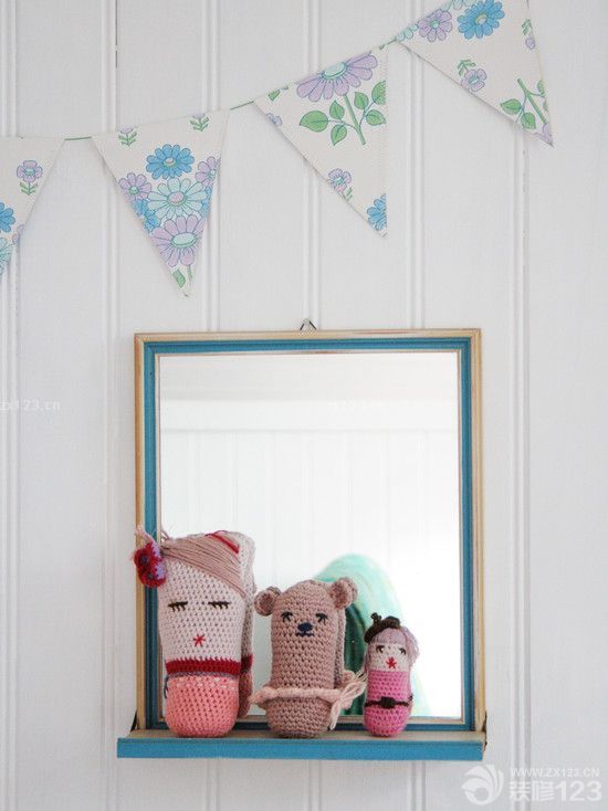 2025创意儿童房间自制储物架效果图片